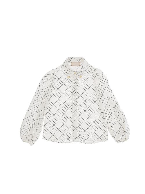 Camicia, bambina, logata. ELISABETTA FRANCHI | EFCA267 0 VI0400077